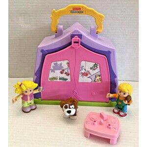 Fisher Price Little People Sarah Lynn and Her Camping Adventure 2007 Figures Lot